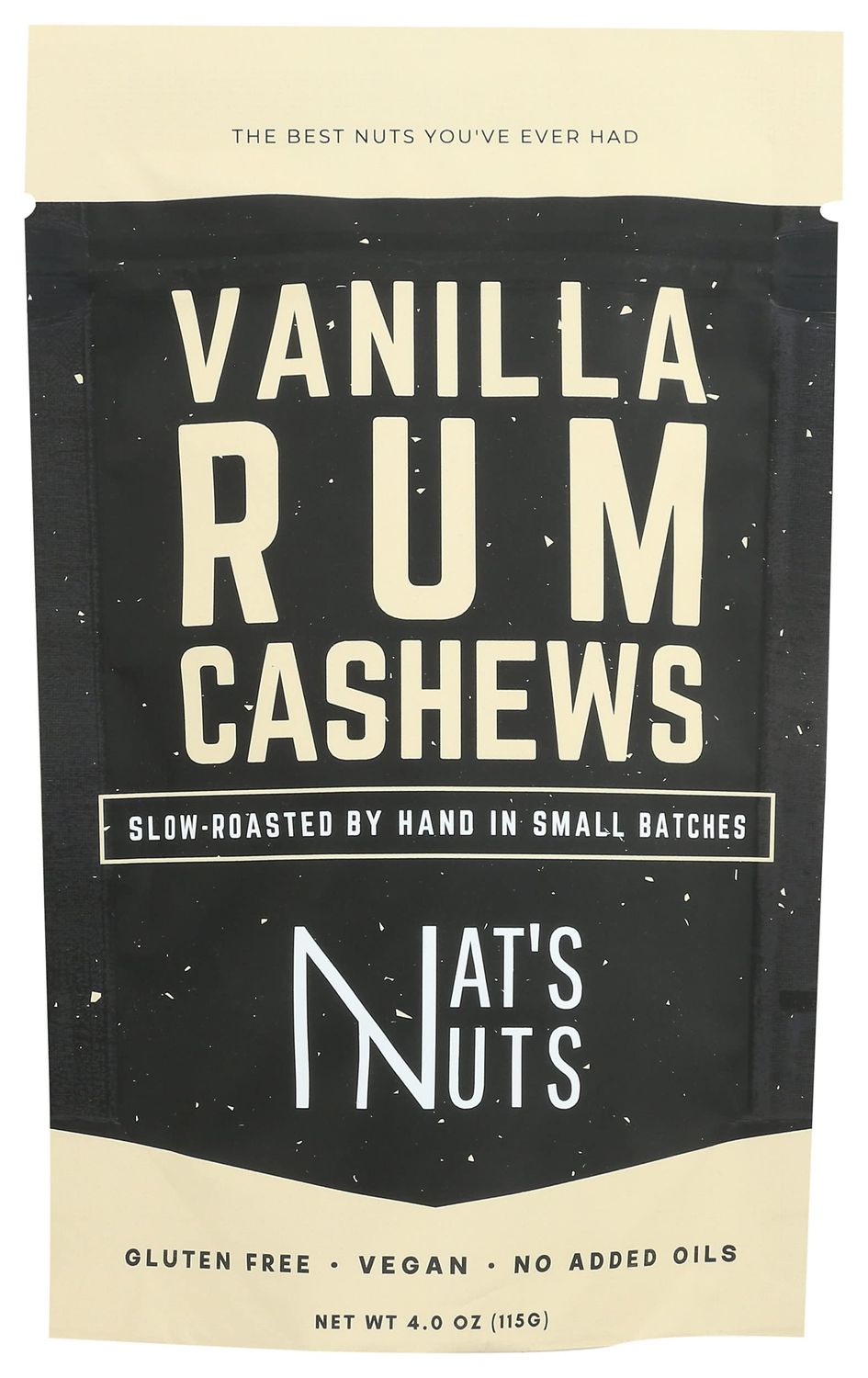 Nat&#39;s Nuts Vanilla Rum Cashews, 4 OZ