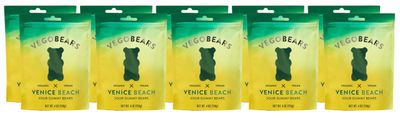 Candy People VegoBears Vegan Gummy Bears Organic Gummy Bears, Non-GMO 4 Ounce (10 Pack) (Venice Beach)