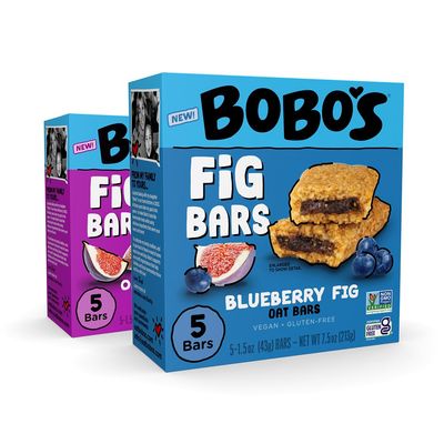 Bobo&#39;s Fig Bar (20, Variety Pack), Soft Baked, Non-GMO, Vegan, Snack Bar, Gluten Free