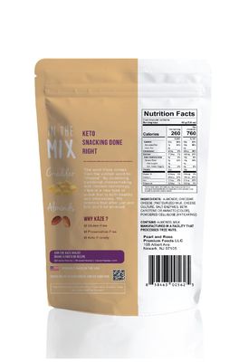 Kaze Keto Freeze Dried, Made with100% Real Cheese - Gluten Free, Low Carb, Party Snacks, Cheese Crisps, 4.5 oz (Pack of 03, Cheddar and Almond)
