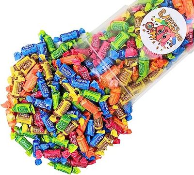 Mini Tootsie Roll Chews, Individually Wrapped, Bulk Candy, Fruit Flavored (5 Pounds)