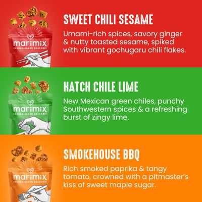 Marimix Mini Snack Mix - 6 pack (Mini Variety, 6 Pack)