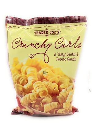 Crunchy Curls A Tasty Lentil &amp; Potato Snack by Trader Joes 6 oz (170 g) - Pack of 2
