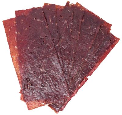 Werner Ol Fashioned Beef Jerky Slab Pack of 15-1 Ounce, Individually Wrapped Meat Snacks
