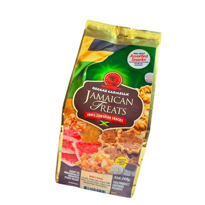 Reggae Carmella(160g)-Jamaican Treats-100% Jamaican Snacks: Premium Gourmet Treats for Stocking Stuffers, Gift Baskets, and Christmas Gifts - Jamaican Snack Gift Collection Delivered to Your Doorstep