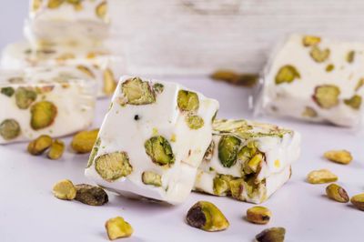 US Snacks Gourmet Pistachio Nougat, Individually Wrapped Soft Nougat Candy (2 Pound (Pack of 1))