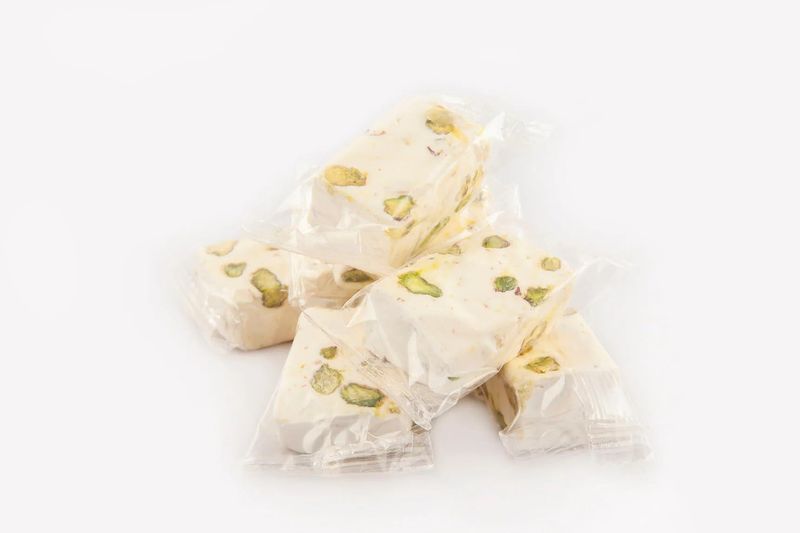 US Snacks Gourmet Pistachio Nougat, Individually Wrapped Soft Nougat Candy (2 Pound (Pack of 1))