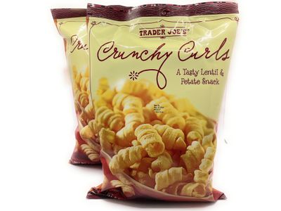 Crunchy Curls A Tasty Lentil &amp; Potato Snack by Trader Joes 6 oz (170 g) - Pack of 2