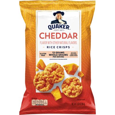 quaker Popped Cheddar Cheese Rice Snacks 3.03oz, 3.03 oz