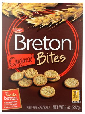 Dare Breton Minis Crackers, Original, 8 Ounce
