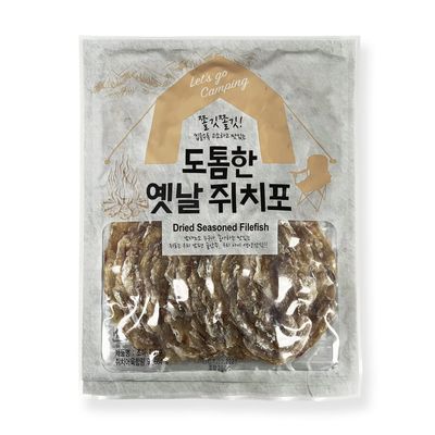 Korean Dried Fish Jerky  Traditional Korean Snacks Seasoned Filefish Fillet 57g of Protein 260g