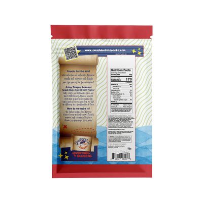 Swashbuckle Snacks Crispy Tempura Seaweed Snack Chips Sweet Chili Flavor 5.29oz (150g), Made in Japan, Otsumami