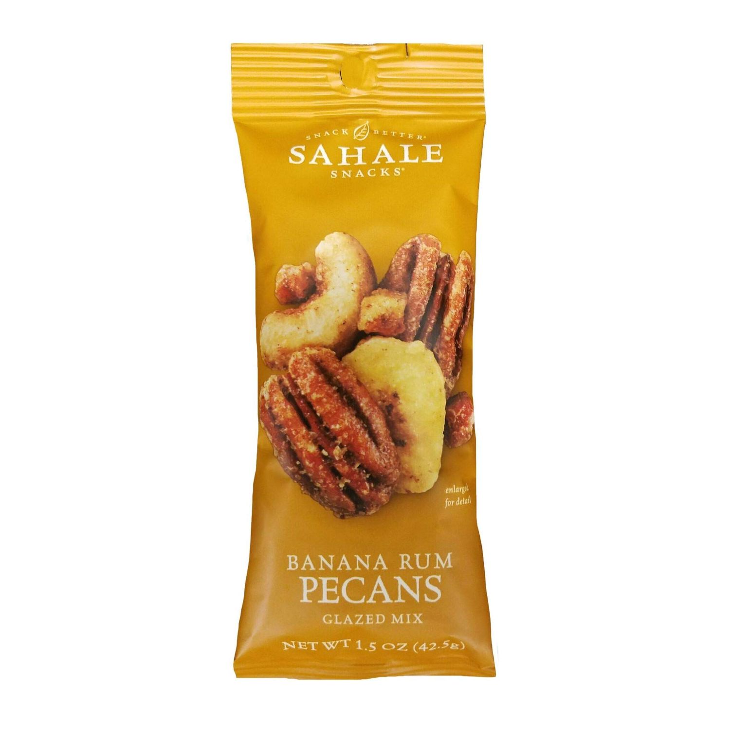 Sahale Snacks Glazed Mix, Banana Rum Pecans 1.5 Ounce (Pack of 9) 13.5 Ounce