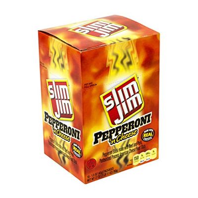 Slim Jim Pepperoni&#39;n Cheese Stick 18ct Box