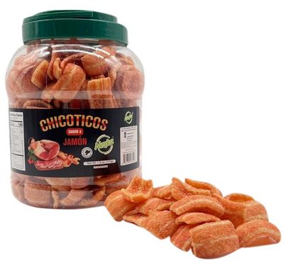 Chicoticos Nezka Jamn - Cuban Delicious Ham Flavored Crunchy Snacks - 6 Oz
