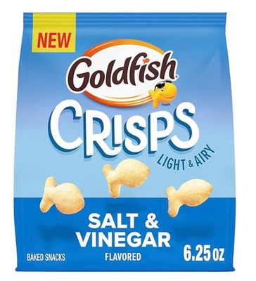 Goldfishs Crisps Salt &amp; Vinegar Crackers, 6.6 oz. bag wJS REDHOK DEALZ Sticker