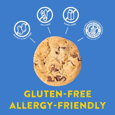 Kinnikinnick - Montanas Chocolate Chip Cookies - Gluten Free and Allergy Friendly, Vegan Cookies - 8 oz. Box