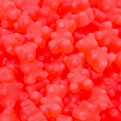 Christmas JuJu Cinnamon Bears Gummy Candy (1 Pound Bag)