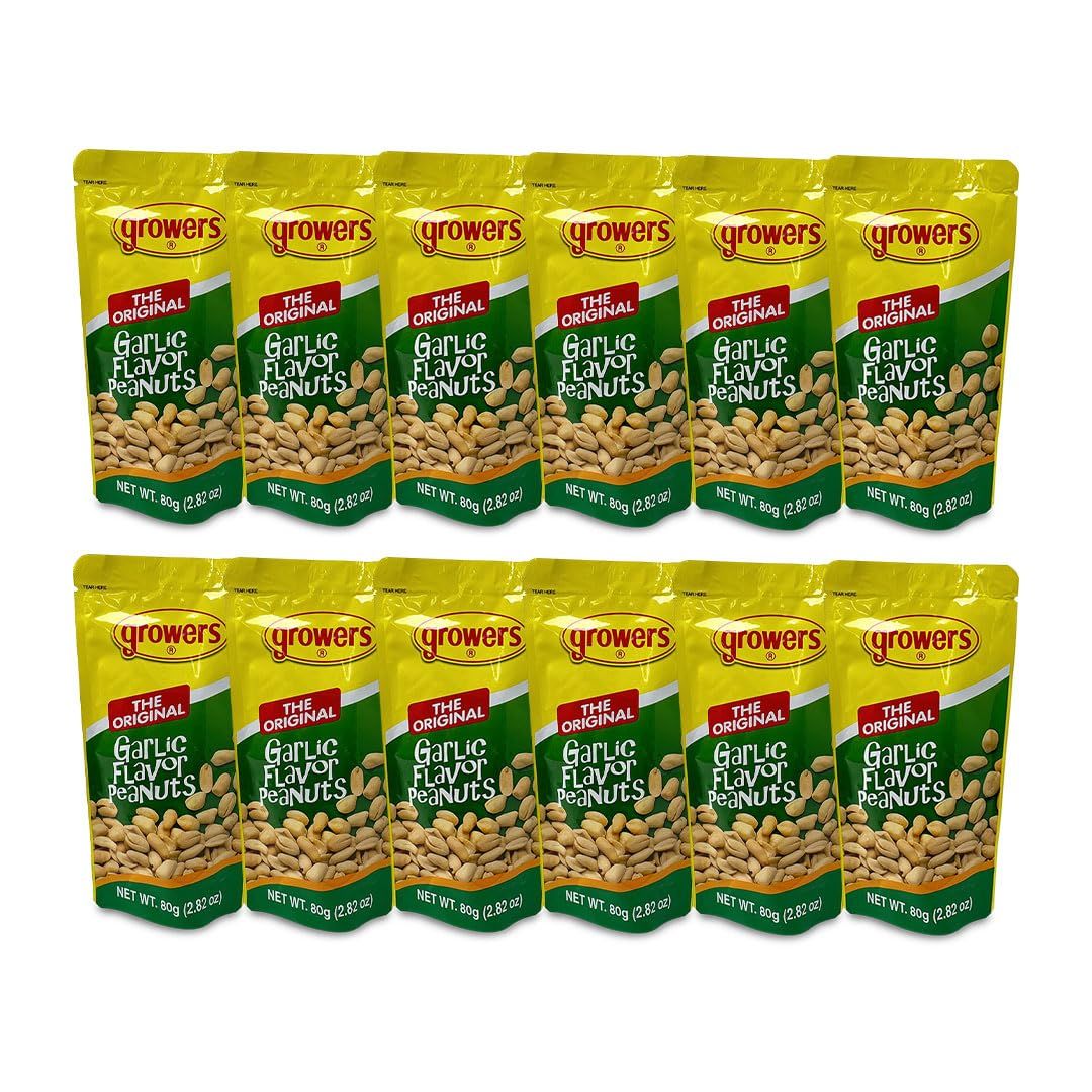 10-packs Growers Peanut Garlic Flavor 80g Ea