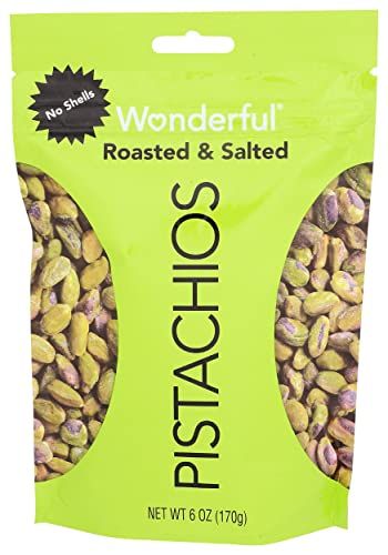 Wonderful Pistachio Roasted &amp; Salted Shelled Pistachios, 6 OZ