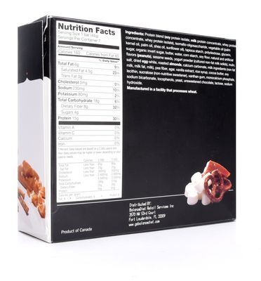 BalanceDiet | Protein Bar | 15g of Protein | Low Carb | 7 Bar Box (Salted Toffee Pretzel)