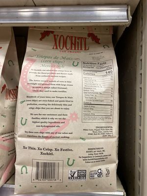 Xochitl, Christmas Corn Chips, 12 Oz