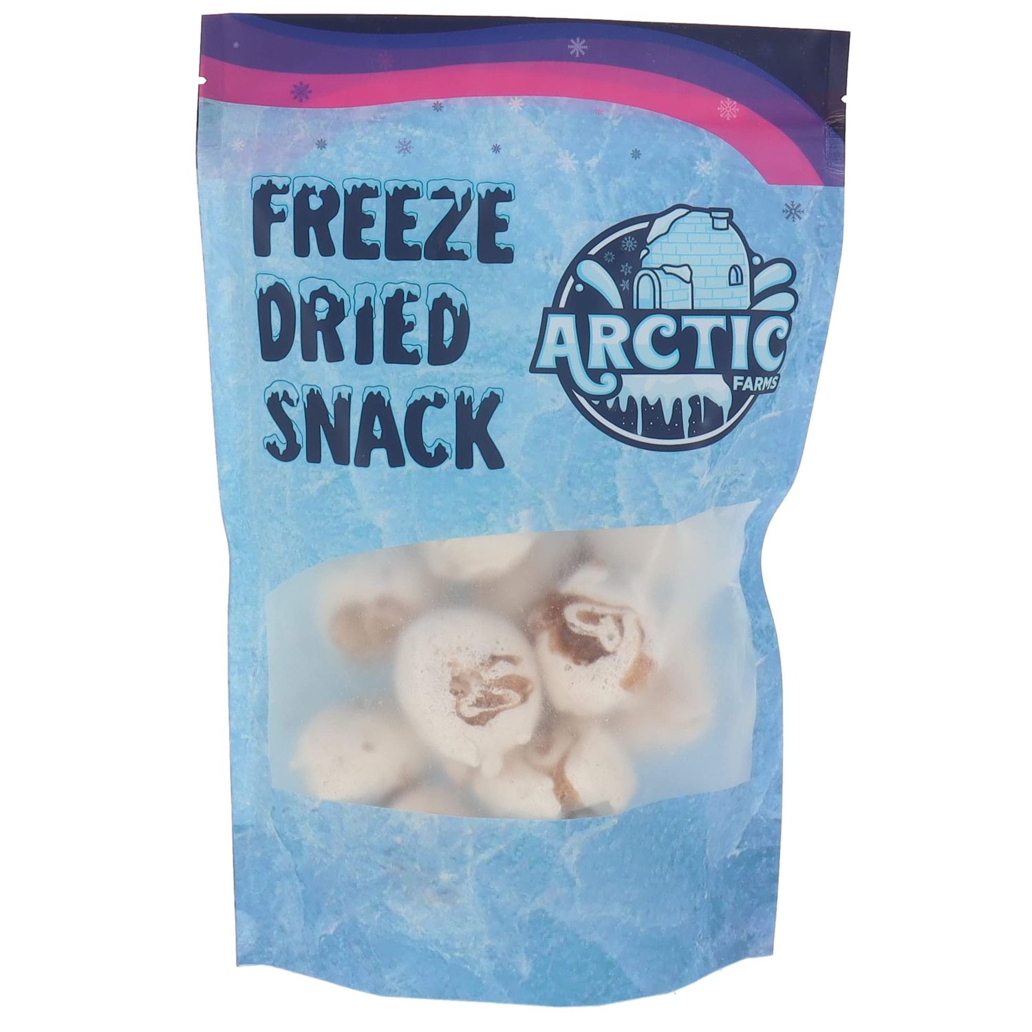 Arctic Farms Freeze Dried Candy Salt Water Taffy Candies (Chocolate Chip Cookie) (Pack of 1)