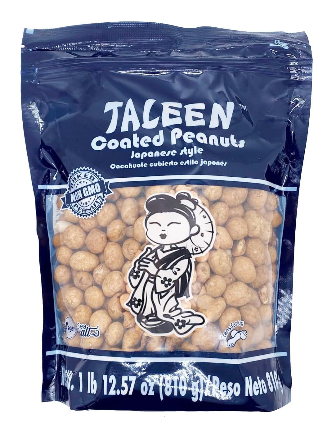 Taleen Coated Peanuts Japanese Style 1lb 12.57oz Bag (810g)