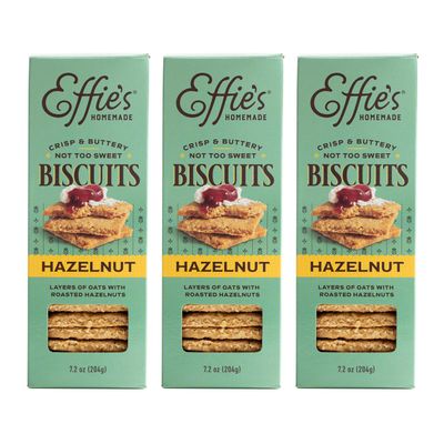 Effie&#39;s Homemade Biscuits - Hazelnut - 3 Pack