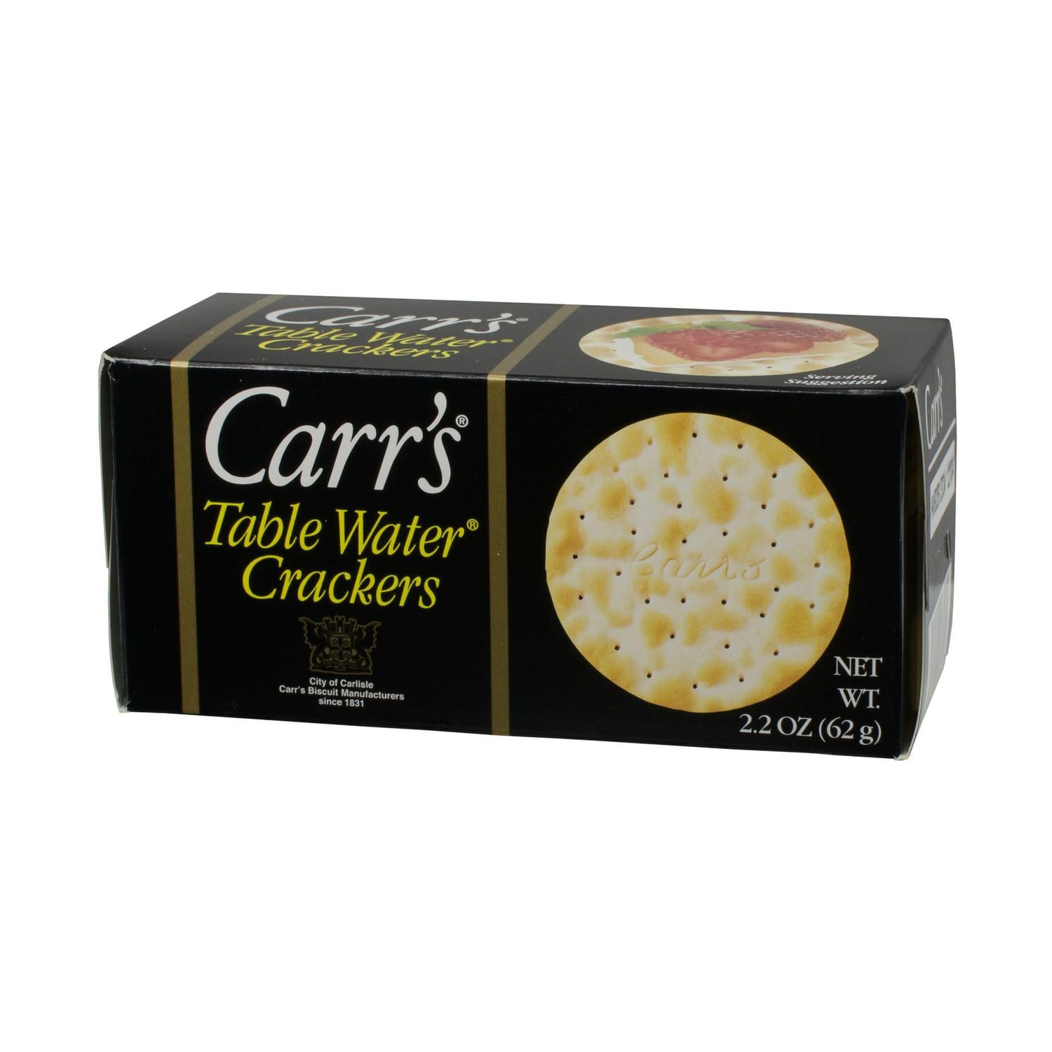 Carr&#39;s Table Water Crackers, Original, 2.2oz (24 Count)
