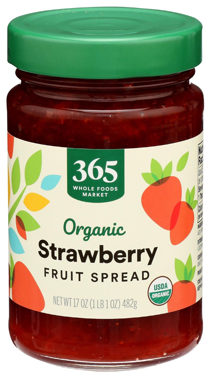 365 by Whole Foods Market, Organic Strawberry Fruit Spread, 17 Ounce