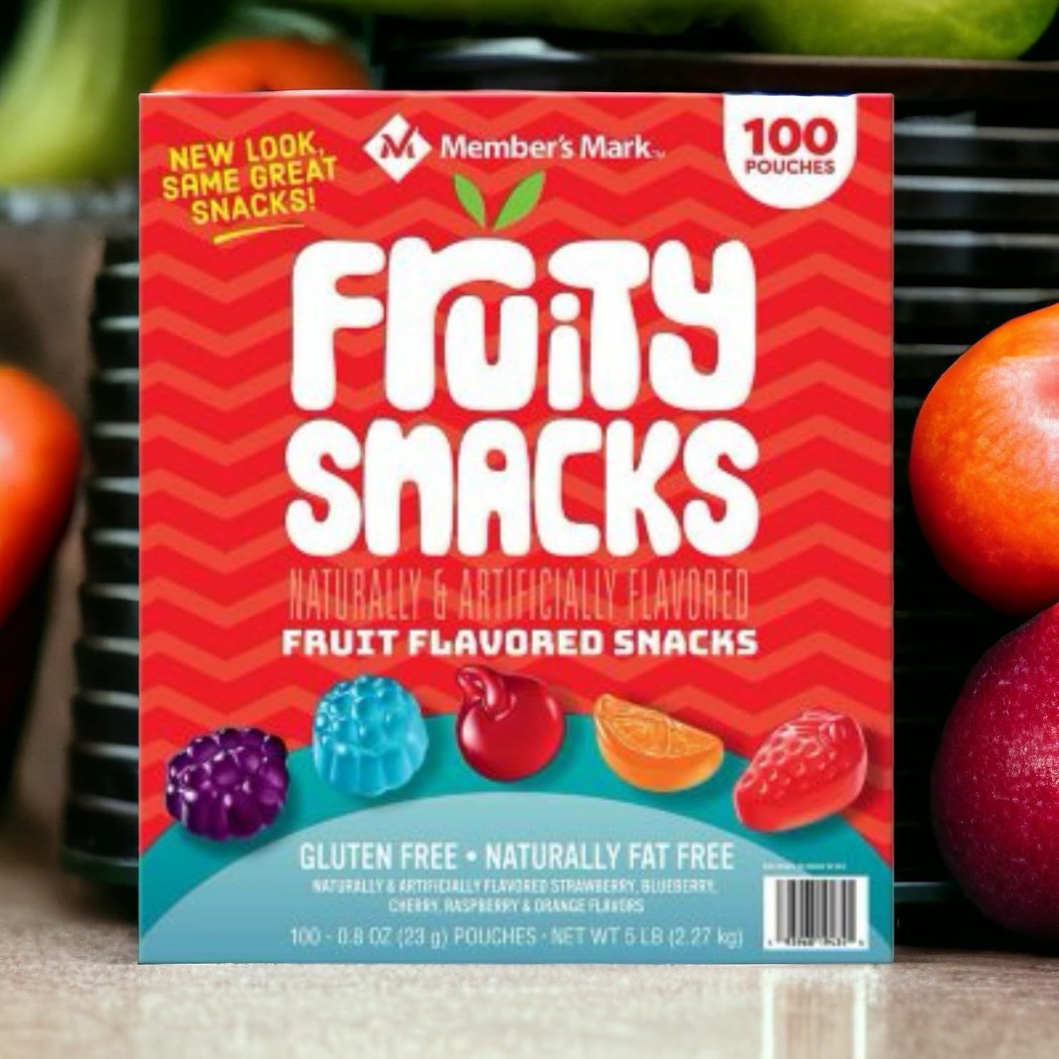 Generic Member&#39;s_Mark Fruity Snacks, 0.8 oz., 100 pk.