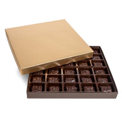 Anthony Thomas, Dark Chocolate English Toffee Gift Box, Rich Almond Butter Toffee, Deliciously Delightful Snacks, Handcrafted (30 Count, Dark Chocolate)