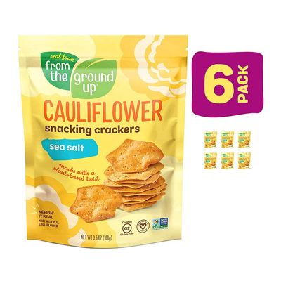FROM THE GROUND UP Sea Salt Cauliflower Snacking Crackers, 3.5 OZ