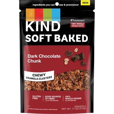 KIND Soft Baked Granola, Dark Chocolate Chunk, 5 count