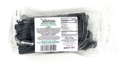 Kennys Licorice Twists, Black, 1 Pound