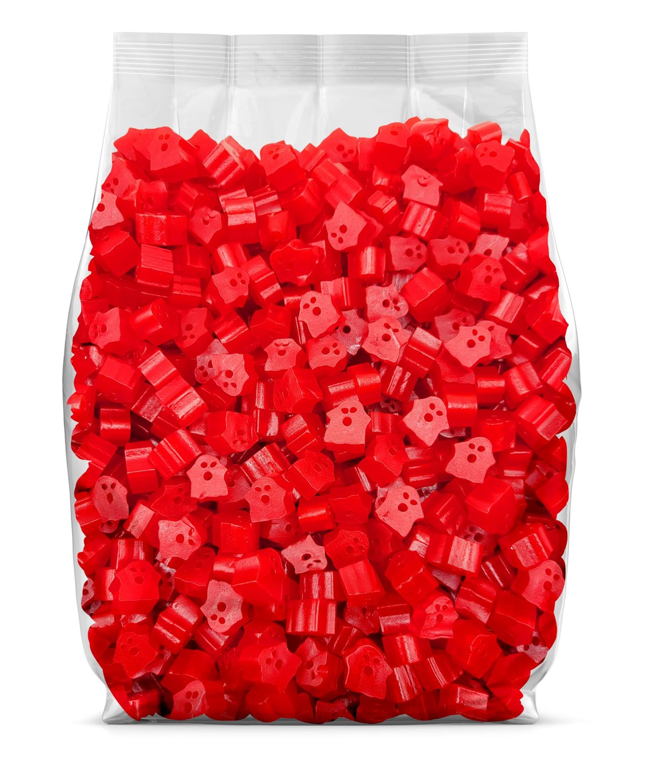Twizzlers Ghost Candy - 0.5lb Bulk Twizzlers Candy - Approx. 150 Ghost-Shaped Cherry Twizzlers - Twizzlers Ghosts Trick or Treat Candy - Bulk Twizzler Ghosts Candy - 0.5 Pounds Bulk Candy