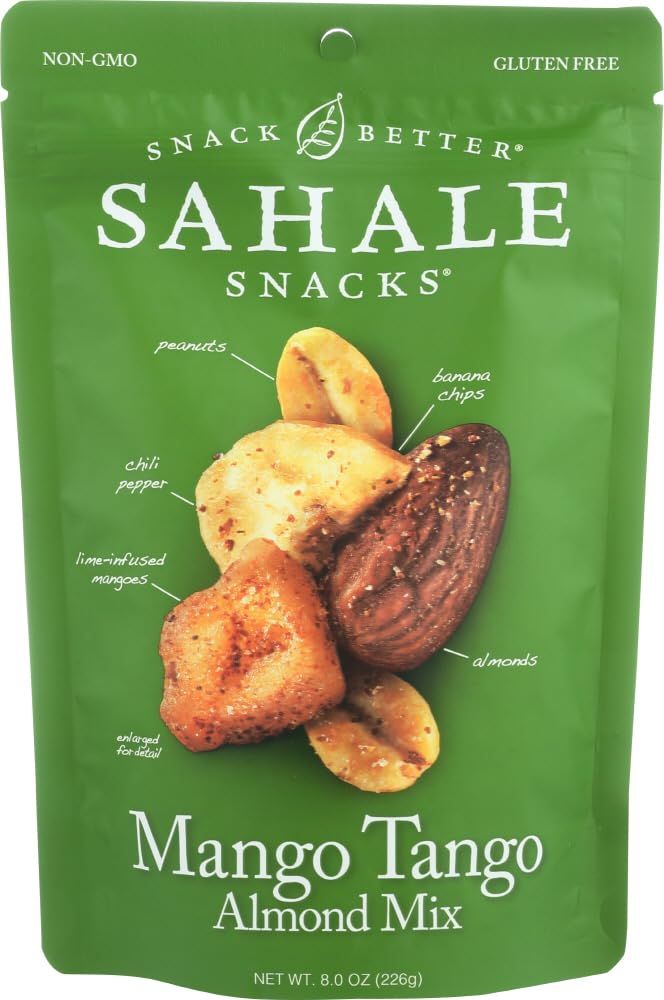Sahale Snacks Mango Tango Almond Fruit and Nut Mix, 8 Ounce -- 4 per case.