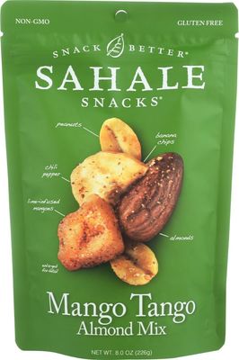 Sahale Snacks Mango Tango Almond Fruit and Nut Mix, 8 Ounce -- 4 per case.