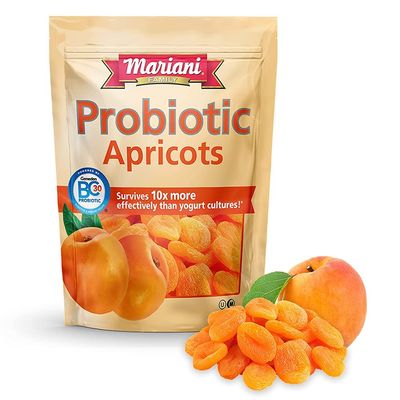 Mariani Probiotic Dried Apricots, Gluten Free, Vegan, No Preservatives - Healthy Snack for Kids &amp; Adults, 6oz