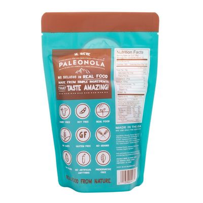 Paleonola - Grain Free Granola Original Flavor - Non-GMO, Grain, Soy, Gluten, Dairy Free - Low Carb Protein Snack For A Healthy Breakfast