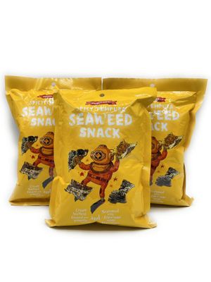 Generic Spicy Tempura Seaweed Snack by Trader Joes 2.1 oz (60 g) - Pack of 3