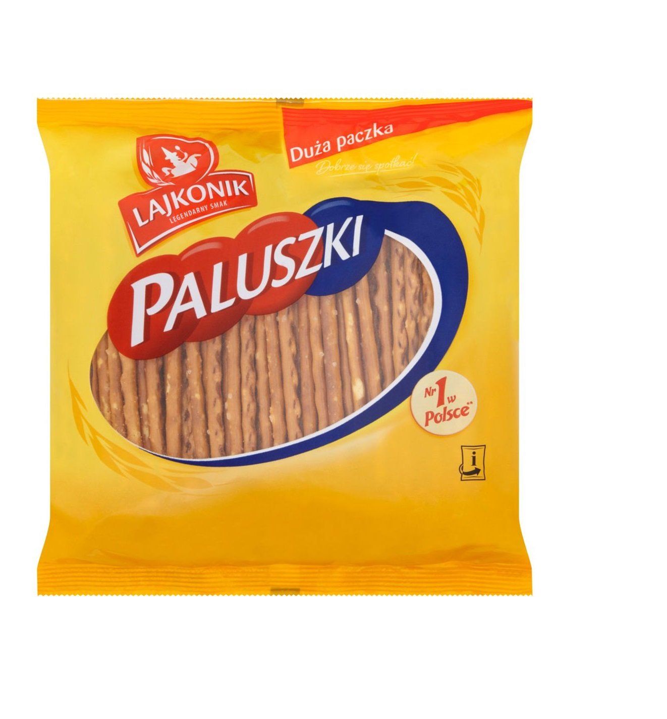Lajkonik Paluszki Sticks Salty 300g Crispy and Testy