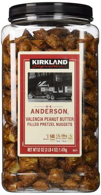 Kirkland Signature H.K Anderson Valencia Peanut Butter Filled Pretzel Nuggets: 52 Oz - Cos9 - PACK 2