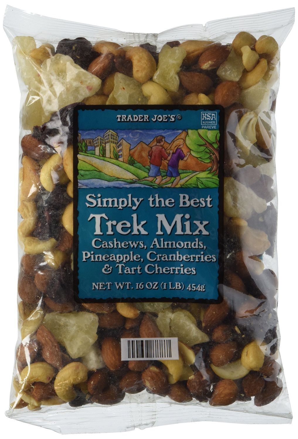 Trader Joe&#39;s Simply the Best Trek Mix with Cashews, Almonds, Pineapple, Cranberries, and Tart Cherries, 1 lb oz