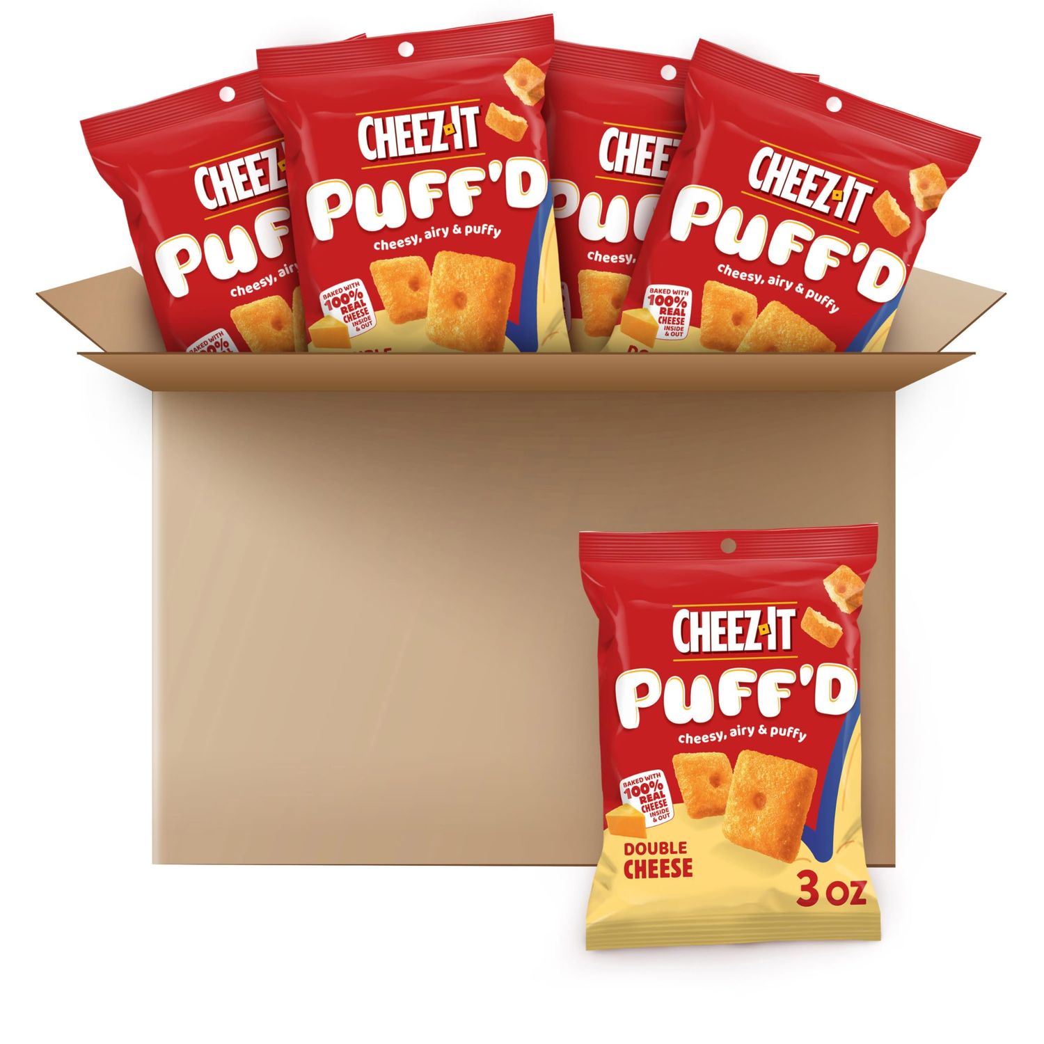 Cheez-It Puff&#39;d Double Cheese 3oz 6ct
