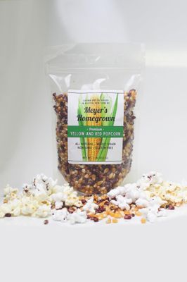 Meyer&#39;s Homegrown Premium RedYellow Mix Popcorn, 1lb Bag, Nutty Flavor &amp; Crunchy, no GMOPeanutsTree NutsGluten, Your New Favorite Snack