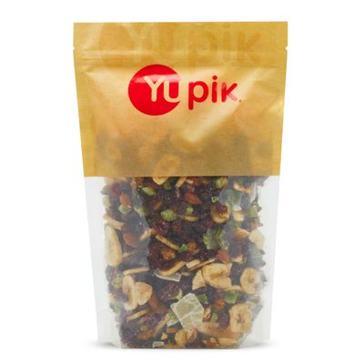 Yupik Trail Mix, Aloe Vera Bella, 2.2 lb, A mix of raisins, banana chips, cranberries, papaya, mulberries, almonds, and shavings of aloe vera, Pack of 1