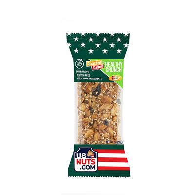 USNUTS Roasted and Salted Honey Crunch Bar (12 Barsbox, Healthy Mix)