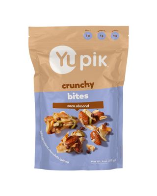 Yupik Coco Almond Crunchy Bites, 4 Oz, Gluten-Free, Kosher, Non-GMO, Maple Glazed Snack, Coconut Clusters with Almonds, Chocolate Quinoa Puffs &amp; Pumpkin Seeds, Nutritious Healthy Snacks